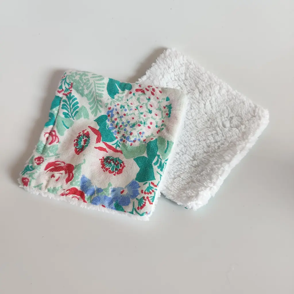 Lingettes démaquillantes lavables en coton