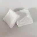 Lingettes démaquillantes lavables double face